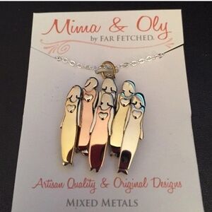 Six Sister Girlfriend Friend Necklace